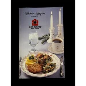 1988 Kitchen Keepers Cookbook Presented by Red Carpet Real Estate Vintage